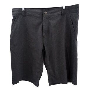 Kuhl Shift Amphibia Gray Stretch Flat Front Shorts Size 40 Pockets Outdoor